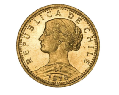 Goldmünze 20 Peso Chile